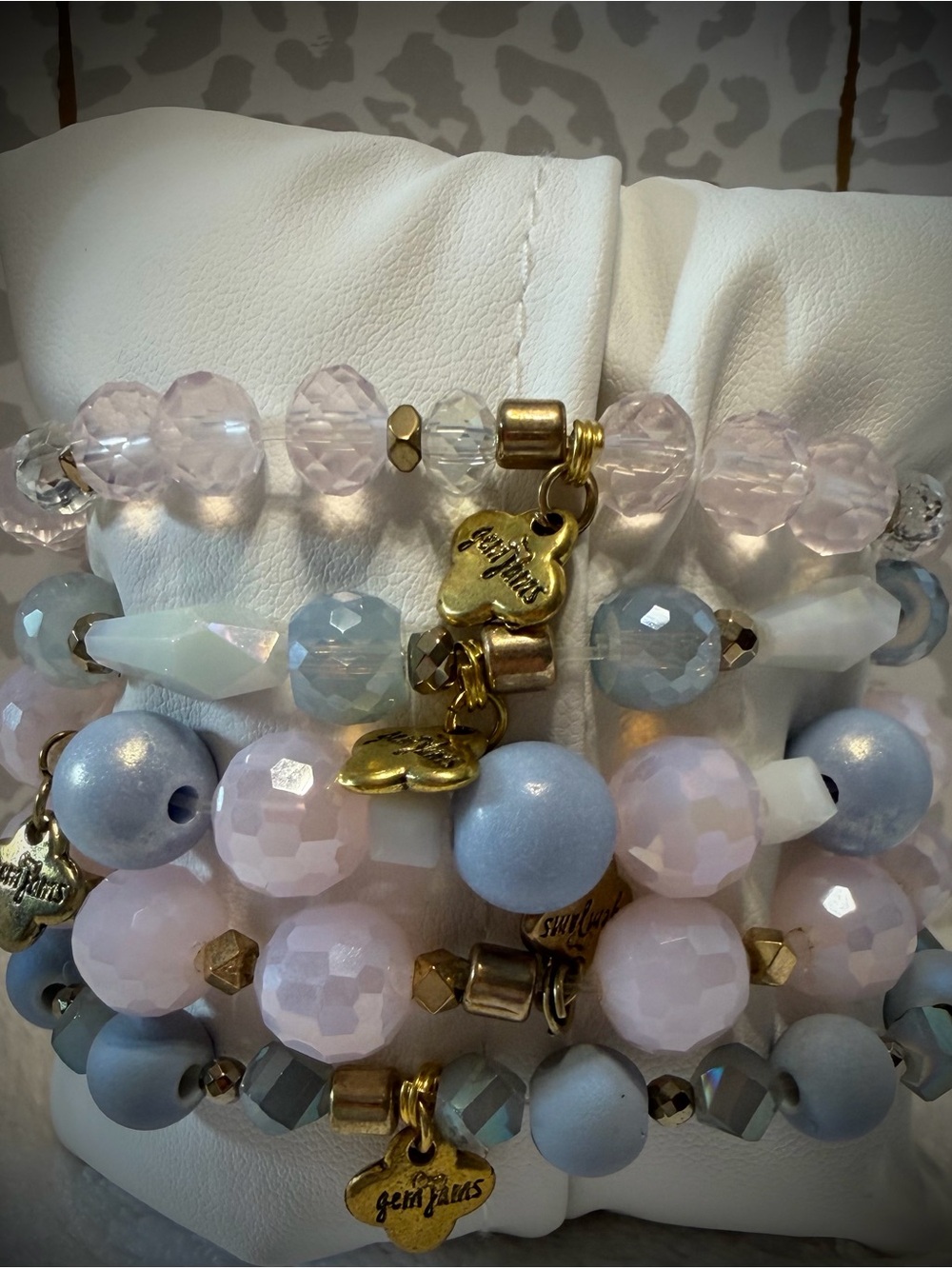 New ERIMISH Bracelets - 5 Pc -Pink & Blue - Custom Regular, Kids or Extended - Picture 3 of 3